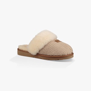 Ugg Cozy Knit Women Slippers Beige/Brown (3204XPRVY)